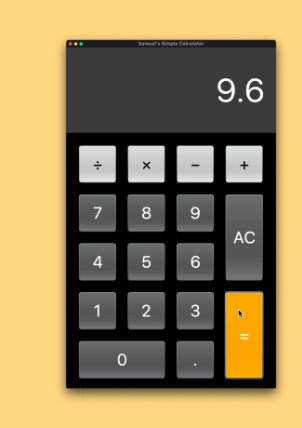 my custom calculator app